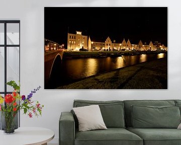 Waterfront in de Avond, Harderwijk