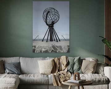 Monument am Nordkap, Norwegen von Adelheid Smitt