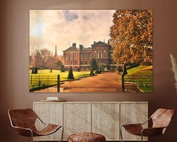 Kensington Palace in de gouden herfst van Foto Oger