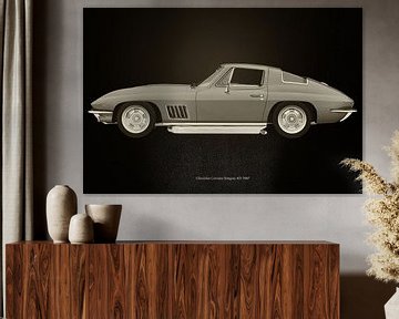 Chevrolet Corvette Stingray 1967 van Jan Keteleer