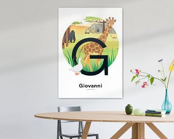 Affiche nominative Giovanni