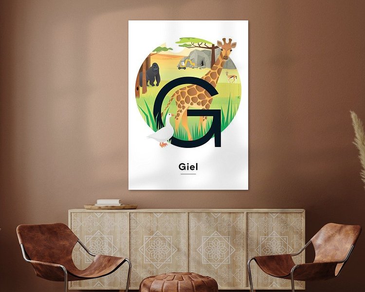 Example of the artwork in a room