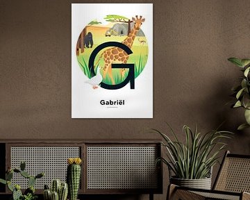 Affiche nominative Gabriel