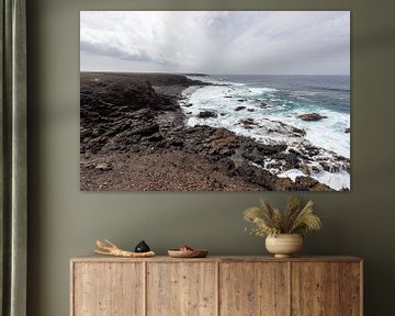 Coastal section in the natural park of Jandia (Parque Natural De Jandina) on the Canary Island Fuert by Reiner Conrad