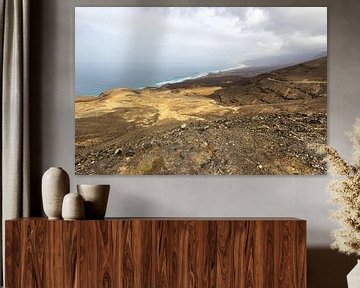 Kustgedeelte in het natuurpark van Jandia (Parque Natural De Jandina) op Fuerteventura van Reiner Conrad