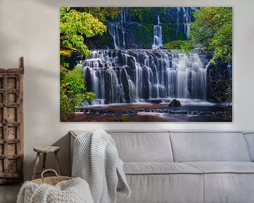 Purakaunui-watervallen van Henk Meijer Photography