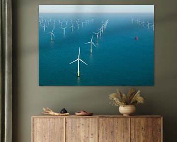 Windpark op het Belgische deel van de Noordzee