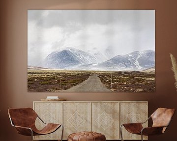 Verschneite Berge in Norwegen von Marcel Kerdijk