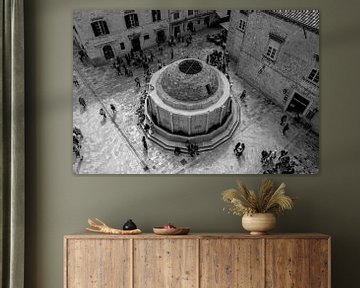 La fontaine d'Onofrio à Dubrovnik sur Marian Sintemaartensdijk