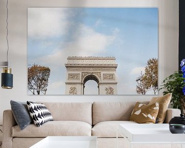 Arc the Triomphe in de herfst | Reisfotografie Frankrijk, Parijs van Amy Hengst