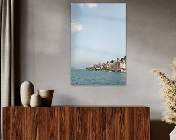 Prachtige skyline van het Comomeer | Reisfotografie Italië van Amy Hengst