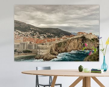 Ansicht der Altstadt von Dubrovnik (Kroatien) von Marcel Kerdijk