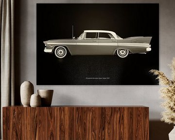 Plymouth Belvedere Sport Zwart en Wit