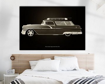Pontiac Station Wagon Surfer Edition Noir et Blanc
