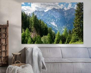 Bergen boven Grins (Tirol) van Studio Bosgra
