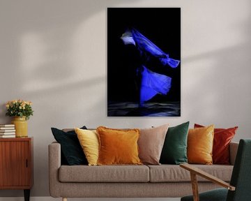 Dancer in blue # 2 by Vovk Serg