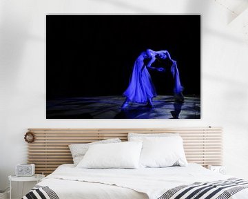 Dancer in blue # 3 by Vovk Serg