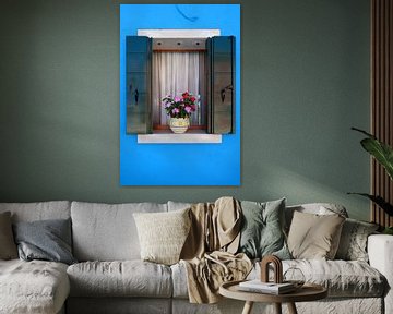 het blauwe raam van Karin vanBijleveltFotografie