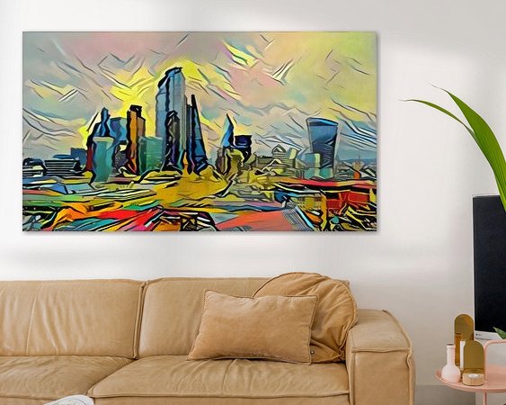 Example of the artwork in a room