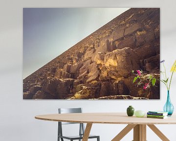 De Piramides in Gizeh gemaakt in de zomer van 2019  02 van FotoDennis.com | Werk op de Muur