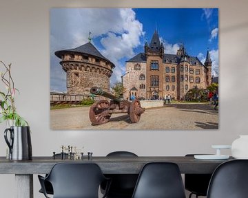 Kasteel, Wernigerode, Harz, Saksen-Anhalt, Duitsland van Torsten Krüger