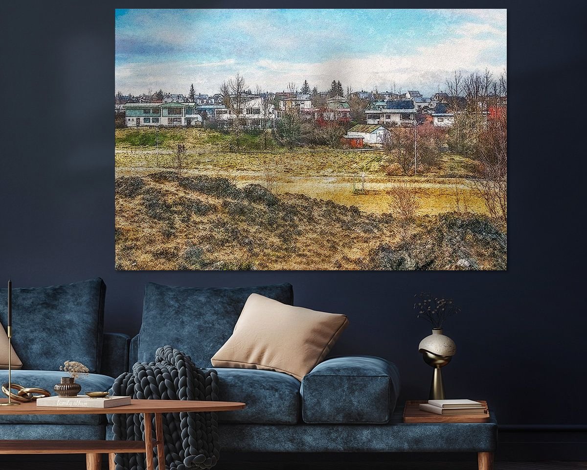 Example of the artwork in a room