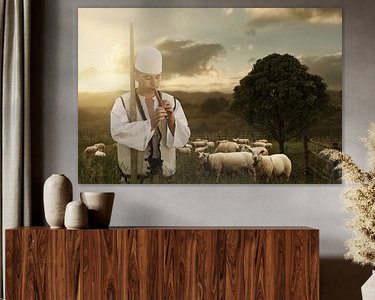 Example of the artwork in a room