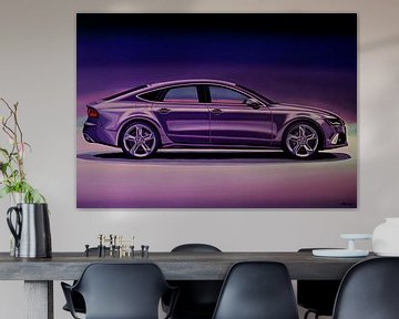 Peinture de l'Audi RS7 2013 sur Paul Meijering