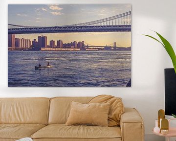 Les ponts de Dumbo : un jeu de connexion iconique entre Brooklyn et Manhattan New York 05 sur FotoDennis.com | Werk op de Muur