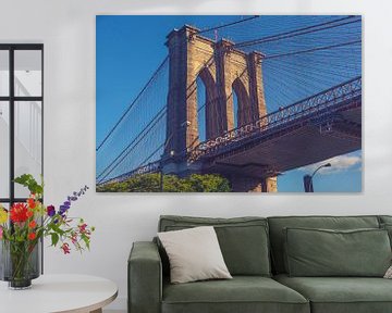 Bruggen van Dumbo: Een Iconisch Verbindingsspel tussen Brooklyn en Manhattan 19 van FotoDennis.com | Werk op de Muur