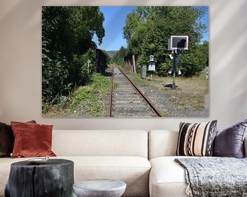 verlaten spoorlijn op de Hünsruck van Jeroen Franssen