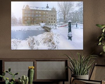 Le château de Wolfsburg dans la neige sur Marc-Sven Kirsch