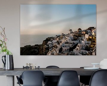 Zonsondergang in Oia, Santorini
