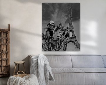 Radfahrer in Paris von ! Grobie