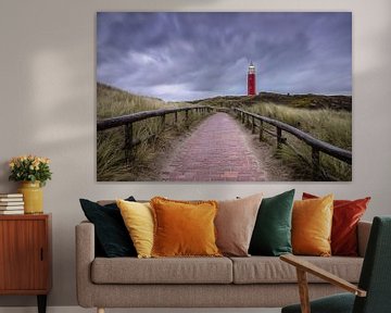 Leuchtturm von Texel, aktuelle Luft. von Justin Sinner Pictures ( Fotograaf op Texel)