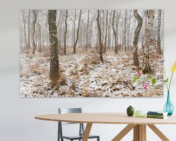 Schneebedeckte Landschaft von Monica de Jong