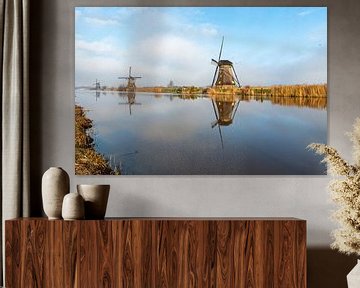 Windmill Kinderdijk by Merijn Loch