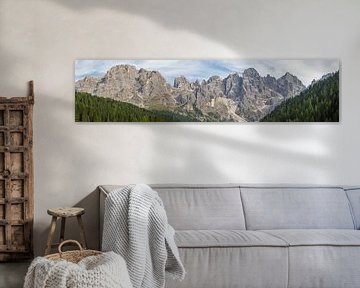 Panorama van gebergte in Tirol