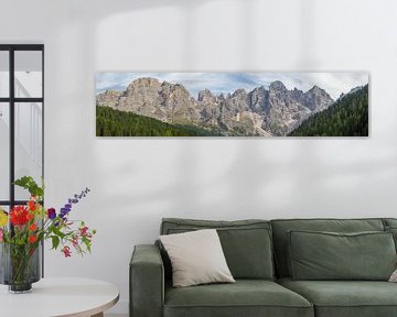 Panorama van gebergte in Tirol