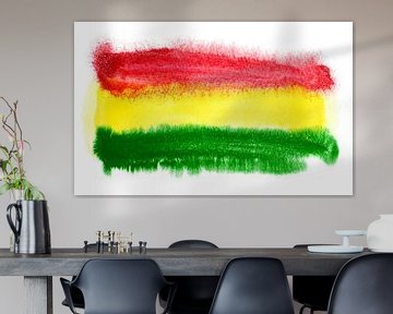 Symbolic national flag of Bolivia by Achim Prill