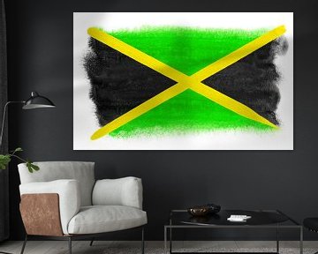 Symbolische nationale vlag van Jamaica van Achim Prill