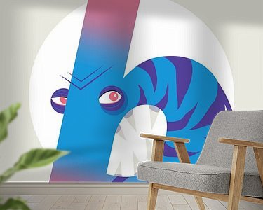 Example of the artwork in a room