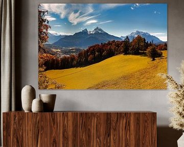 Watzmann in de herfst van Dirk Rüter