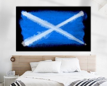 Symbolische nationale vlag van Schotland van Achim Prill