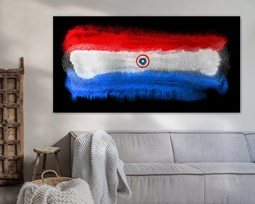 Symbolische nationale vlag van Paraguay van Achim Prill