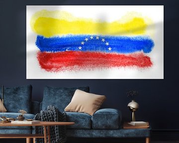 Symbolische nationale vlag van Venezuela van Achim Prill
