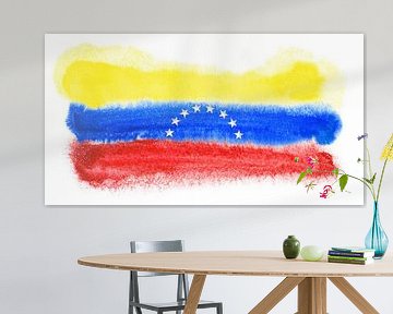 Symbolische nationale vlag van Venezuela van Achim Prill