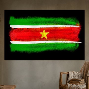 Drapeau national symbolique du Suriname
