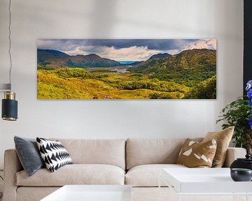 Panorama photo of the Ladies View in Killarney National Park