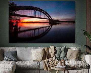 Railway bridge in Culemborg by Wim Brauns